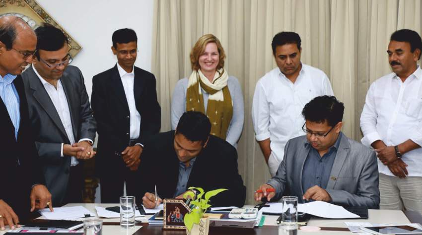Ms. Melanie Cook COO GE Appliances in the presense of Sri K T Rama Rao Hon ble Minister of IT Telangana | Insights Success